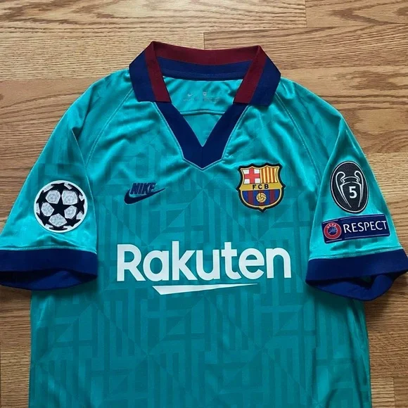 FC Barcelona Messi 2019 20 third Champions League jersey - Picture 6 of 8